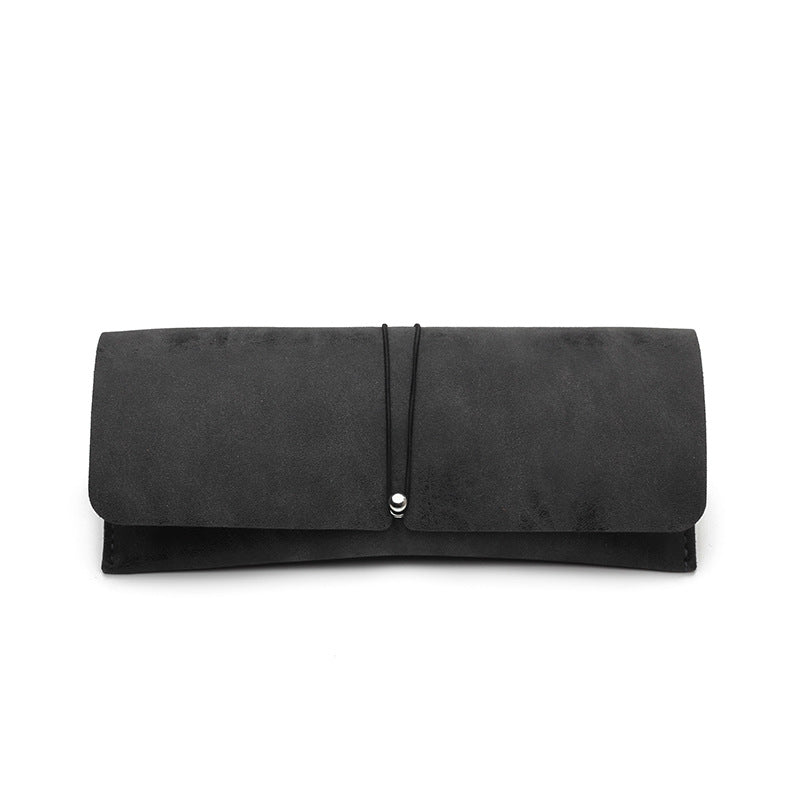 PU Leather Roll-Up Glasses Case