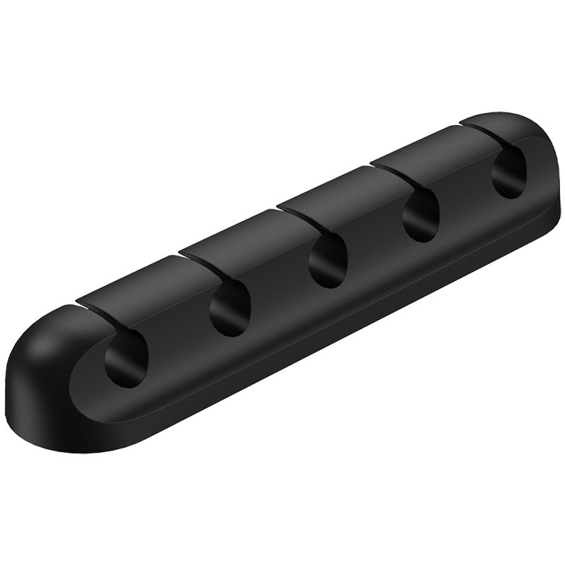 Silicone Cable Organiser Clips | Self-Adhesive Desk Cable Management Set