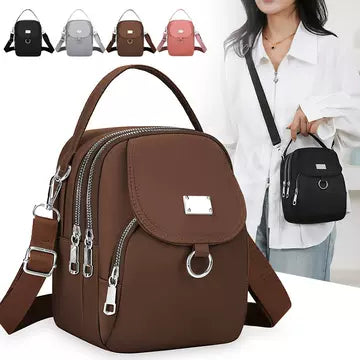 Multi-Colour Nylon Crossbody Bag