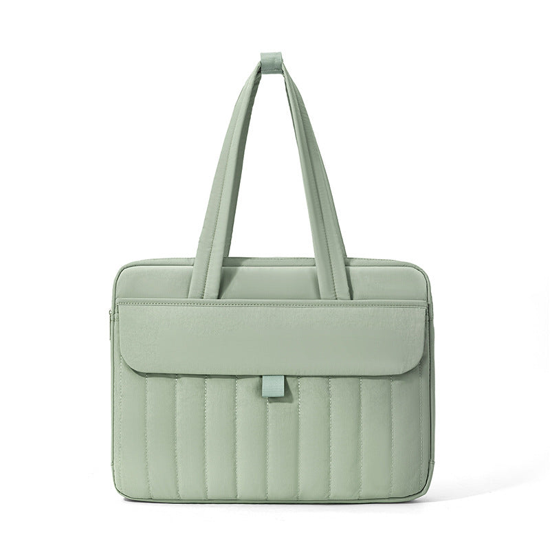 Quilted Laptop Tote Bag