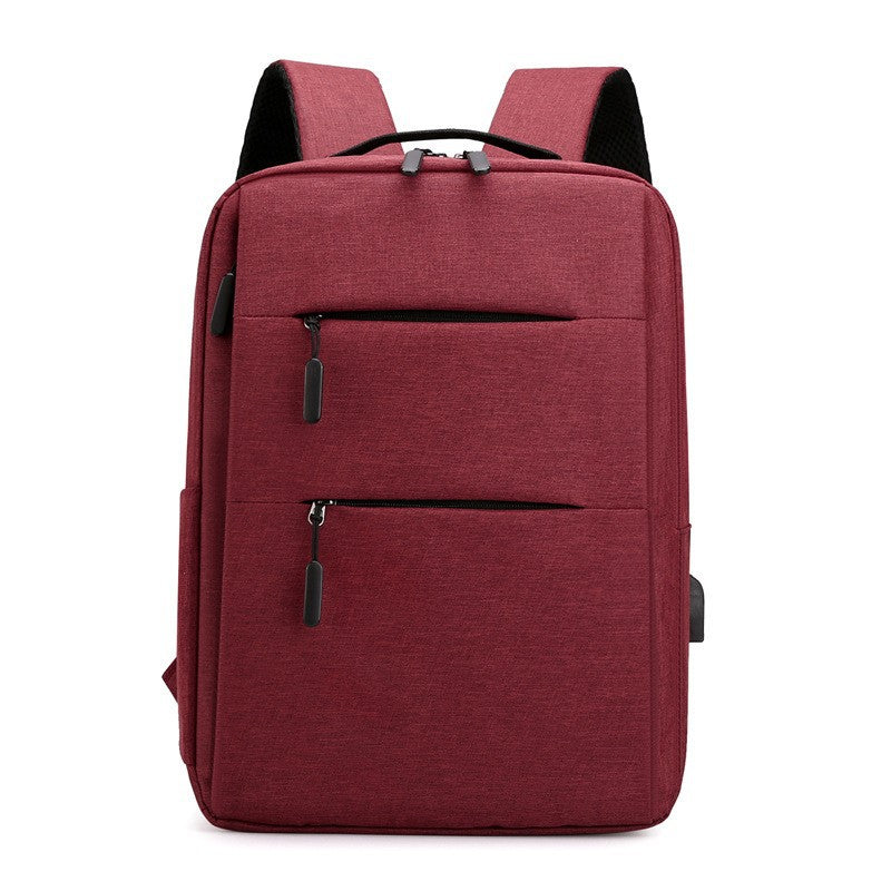 Slim Laptop Backpack with USB Charging Port
