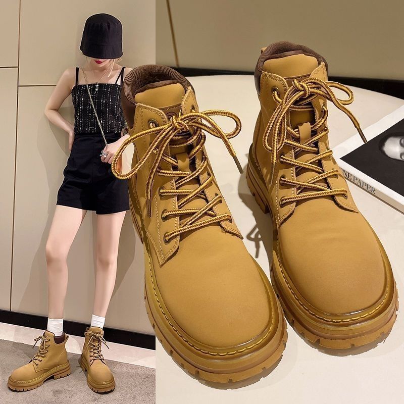 Women's Wheat Lace-Up Work Boots