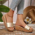 Single Band Cork Wedge Slides