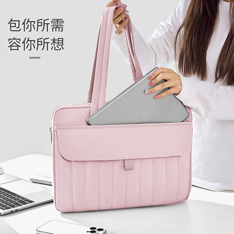 Quilted Laptop Tote Bag