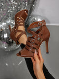 Gladiator Stiletto Heel Sandal
