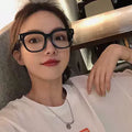 Oversized Square Anti-Blue Light Glasses