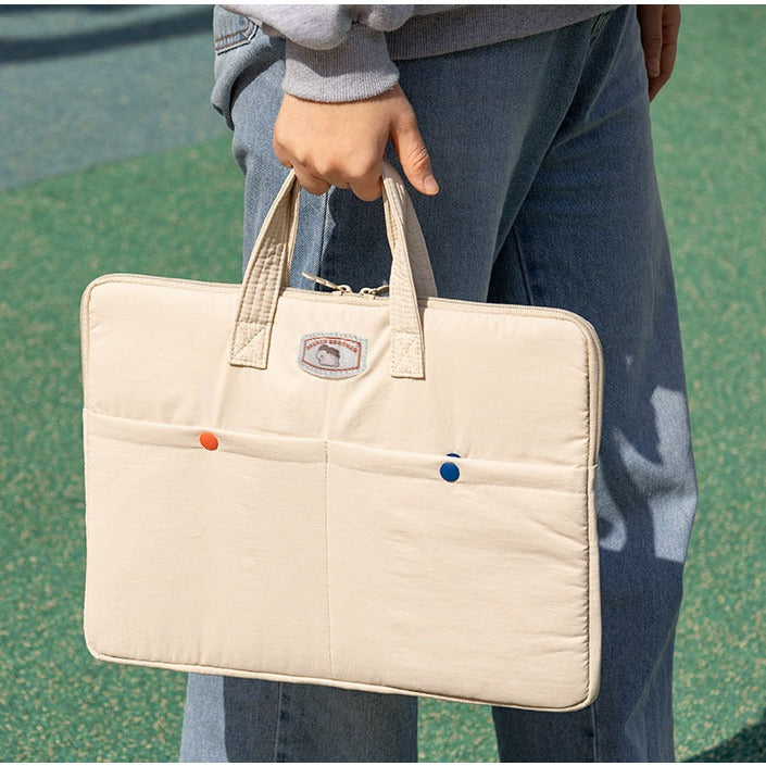 Quilted iPad & Tablet Pouch with Top Handles