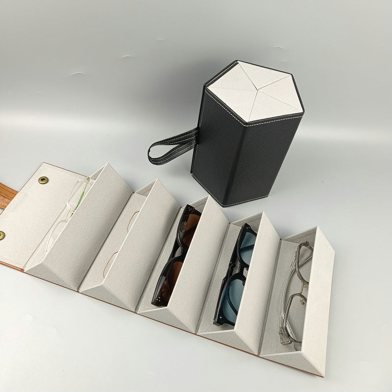 Hexagonal Folding Multi-Glasses Organiser Box