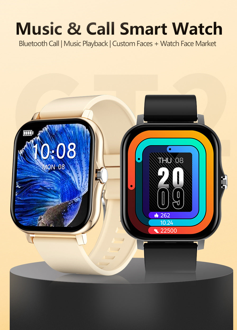 Music & Call Smart Watch