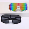 Oversized Shield Sport Sunglasses – Mirrored Wraparound