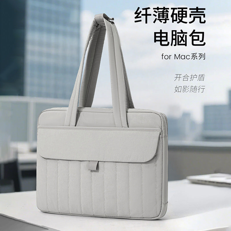 Quilted Laptop Tote Bag