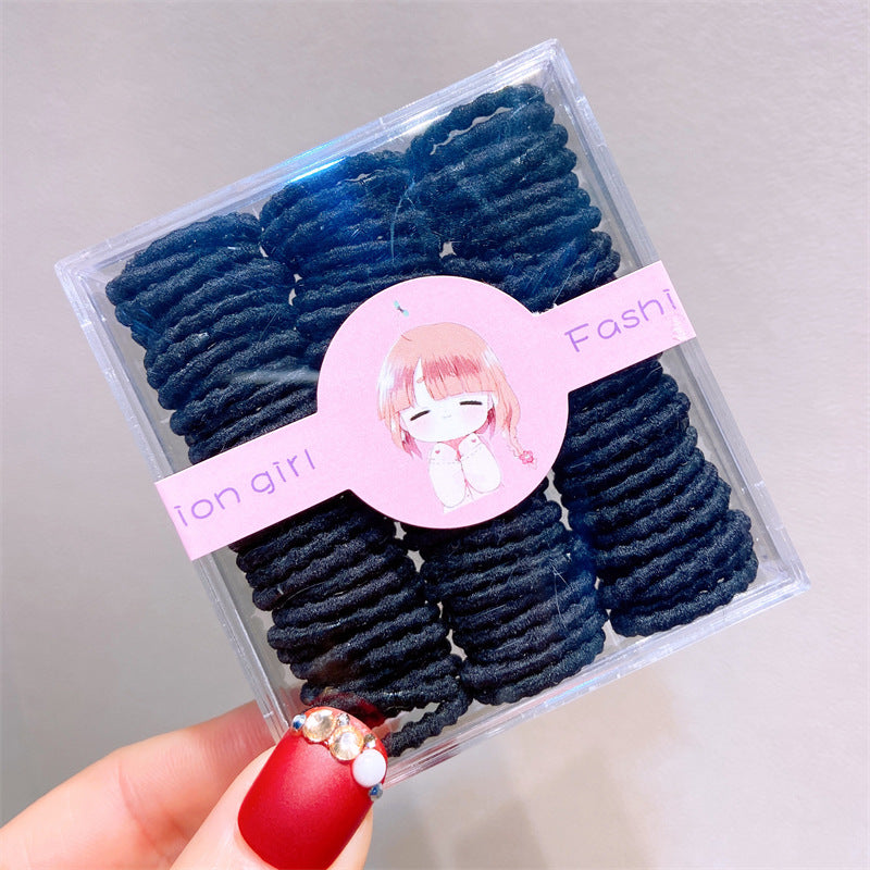 Rainbow Colourful Hair Ties Set – Box of 30