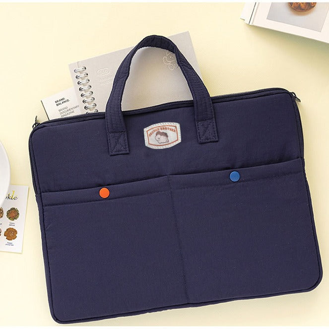 Quilted iPad & Tablet Pouch with Top Handles