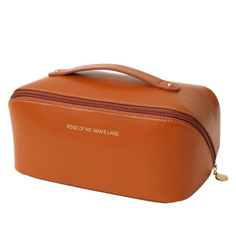 Large Capacity PU Leather Makeup Bag