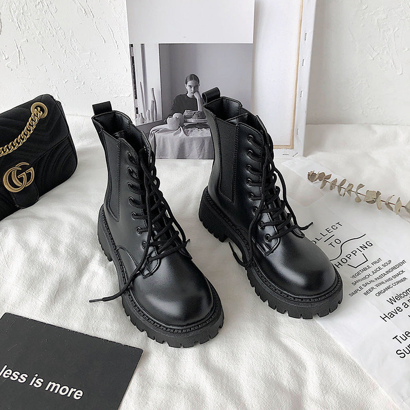Women's Lace-Up Combat Boots