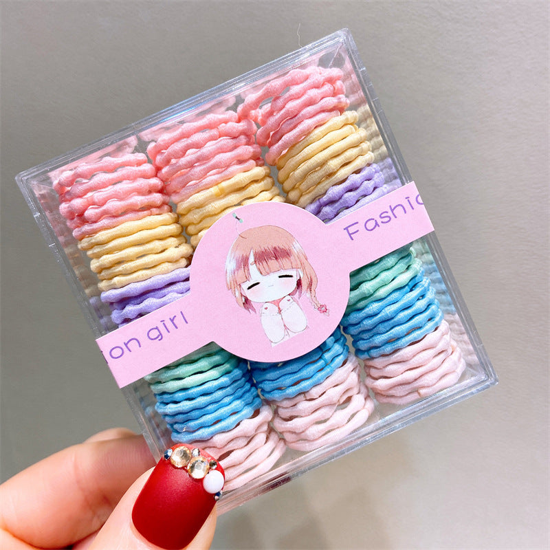 Rainbow Colourful Hair Ties Set – Box of 30