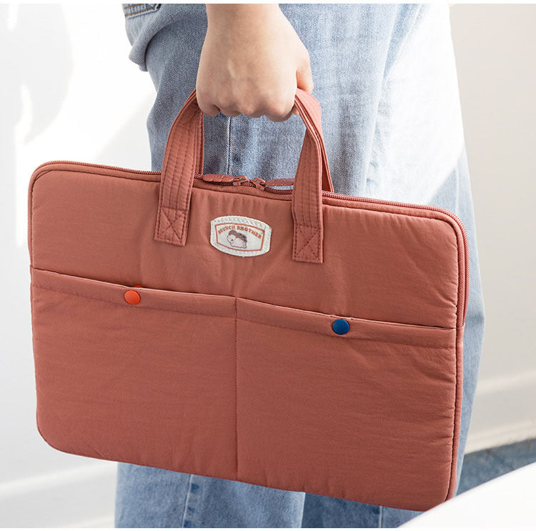 Quilted iPad & Tablet Pouch with Top Handles