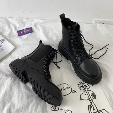 Women's Lace-Up Combat Boots