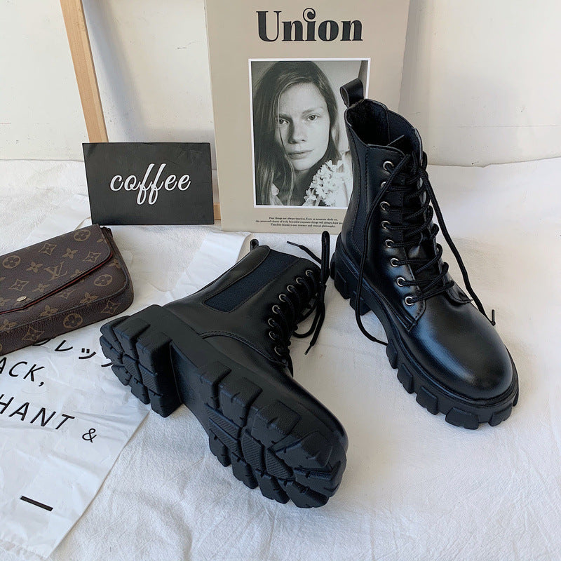 Women's Lace-Up Combat Boots