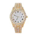 Iced Out Crystal Watch - Gold, Rose Gold, Silver and Two-Tone