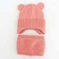 Kids Bear Ear Beanie & Snood Set – Cute Winter Hat for Children