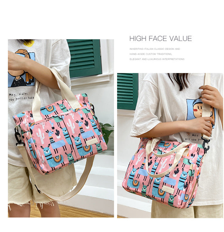 Oxford Print Mummy Tote Bag