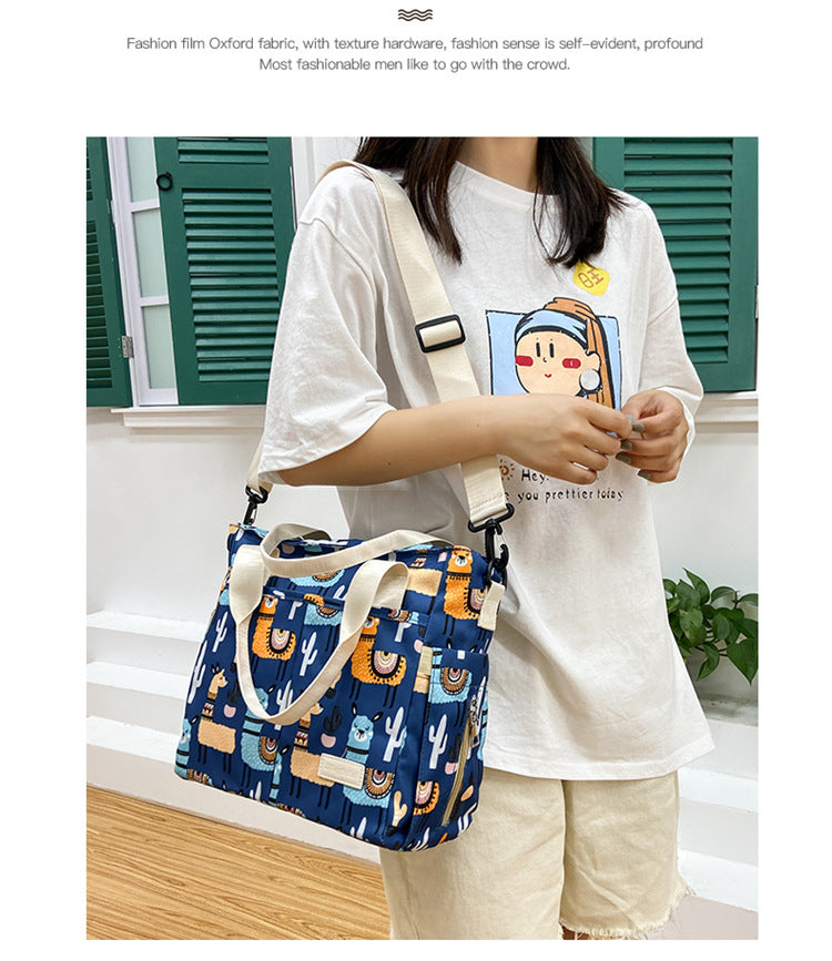 Oxford Print Mummy Tote Bag