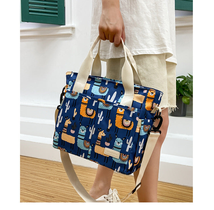 Oxford Print Mummy Tote Bag