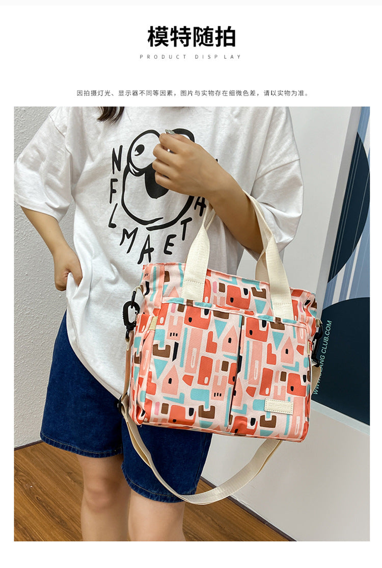 Oxford Print Mummy Tote Bag