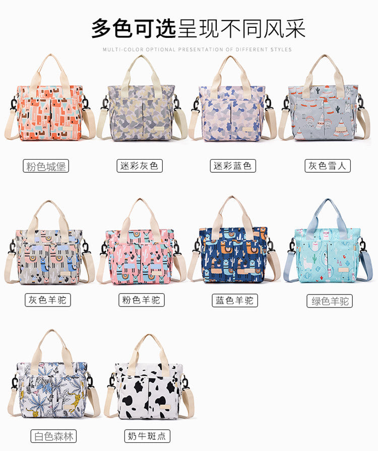 Oxford Print Mummy Tote Bag