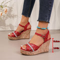 Woven Platform Sandals