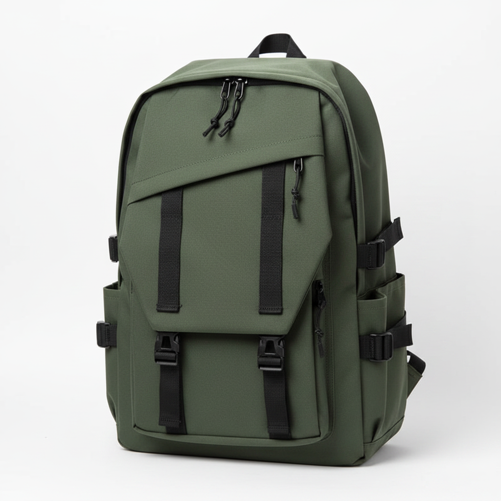 Army green utility backpack