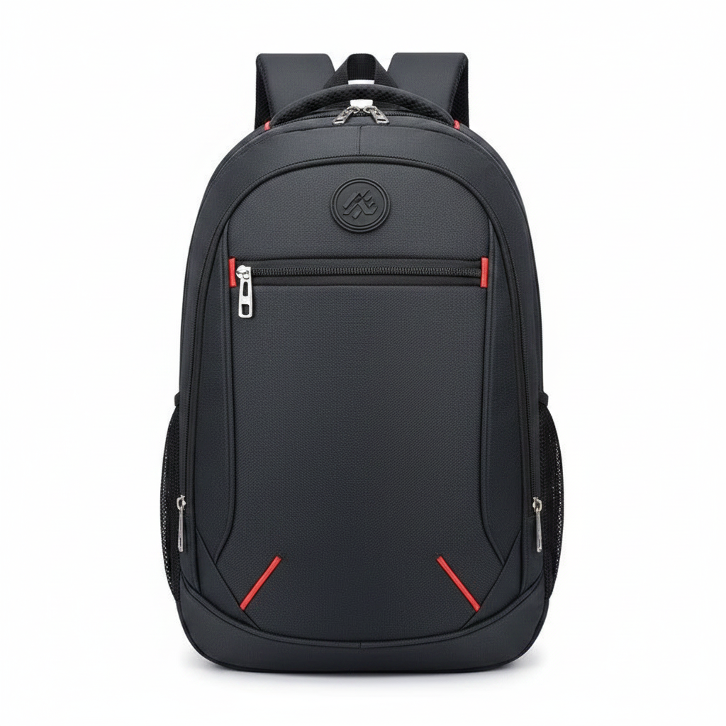 Dark grey tech laptop backpack