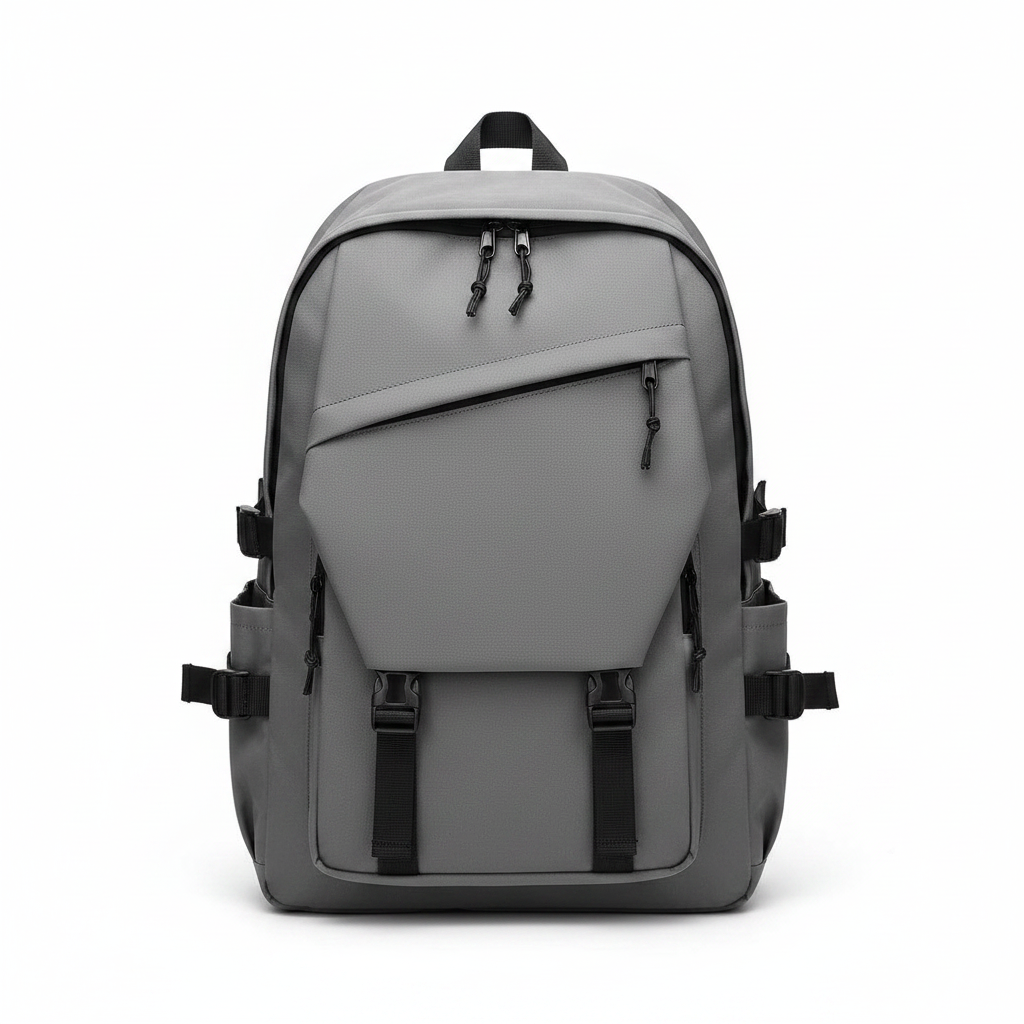 Grey utility backpack
