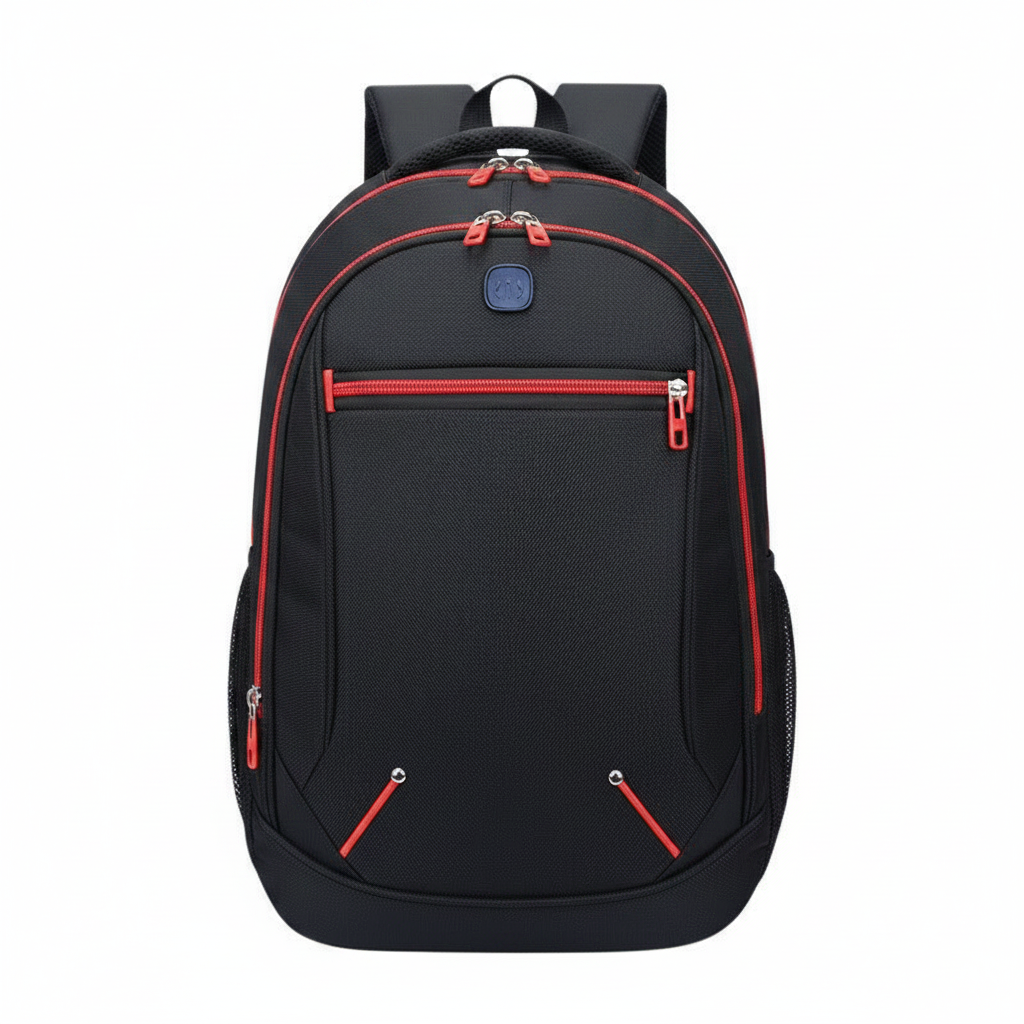 Navy blue tech laptop backpack