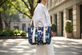Navy Llama Mummy Tote