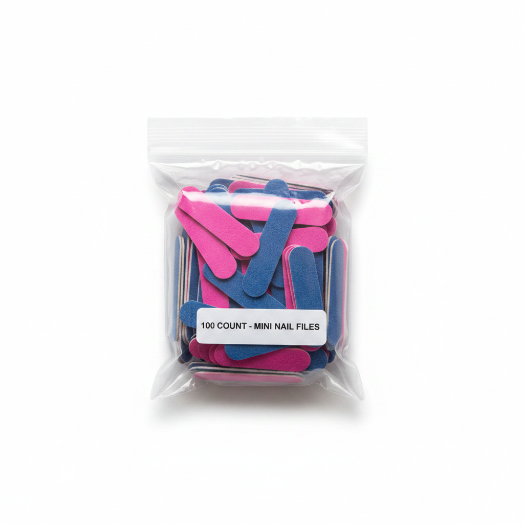 Pack of 100 nail files bulk